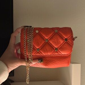 Small Orange Girls Purse